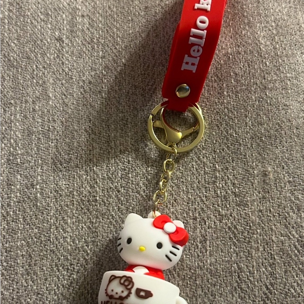 Sanrio Hello Kitty Coffee Cup Keychain